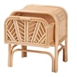 bali & pari Carabella Bohemian Natural Rattan 1-Drawer Nightstand