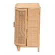 bali & pari Yanka Bohemian Natural Rattan Storage Cabinet