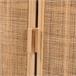 bali & pari Yanka Bohemian Natural Rattan Storage Cabinet