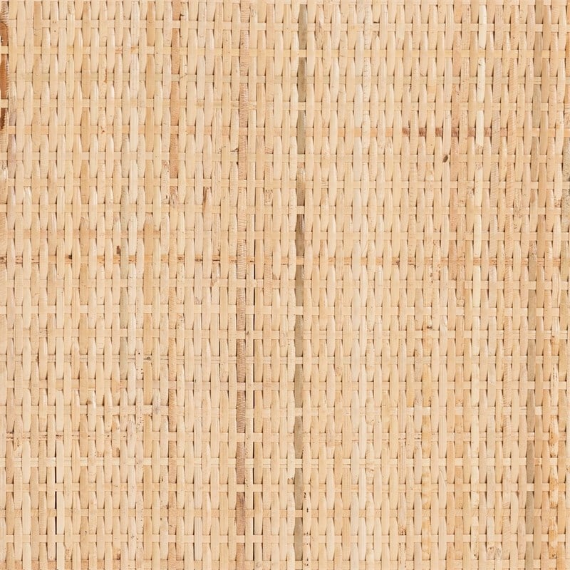 bali & pari Gitano Bohemian Natural Rattan 2-Door Storage Cabinet