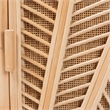 bali & pari Carabella Bohemian Natural Rattan 2-Door Storage Cabinet