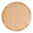 bali & pari Kalimantan Light Honey Rattan and Mahogany Wood Coffee Table