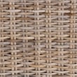 bali & pari Nevina Bohemian Gray Kubu Rattan and Mango Wood Dining Chair