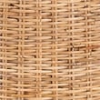 bali & pari Rowen Light Honey Kubu Rattan and Mahogany Wood Dining Chair