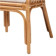 bali & pari Maisa Bohemian Light Honey Rattan Arm Chair