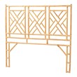 bali & pari Karavo Bohemian Natural Rattan Queen Size Standalone Headboard