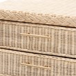 bali & pari Lanica Japandi Sun Bleached Rattan 3-Drawer Nightstand