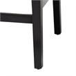 bali & pari Prita Paper Loom and Black Mahogany Wood 2-Piece Counter Stool Set