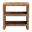 bali & pari Liza Bohemian Natural Seagrass End Table
