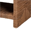 bali & pari Liza Bohemian Natural Seagrass End Table