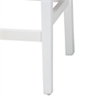 bali & pari Talli Paper Loom and White Mahogany Wood 2-Piece Bar Stool Set