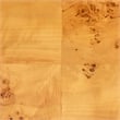 bali & pari Ghina Natural Light Mappa Burl Wood 1-Drawer Nightstand
