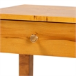 bali & pari Azmi Natural Light Mappa Burl Wood 2-Drawer Nightstand