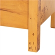 bali & pari Azmi Natural Light Mappa Burl Wood 2-Drawer Nightstand