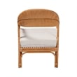 bali & pari Marisa Bohemian Light Honey Rattan Arm Chair