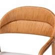 bali & pari Marisa Bohemian Light Honey Rattan Arm Chair