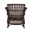 bali & pari Brooklyn Bohemian Very Dark Brown Rattan Arm Chair