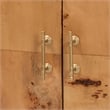 bali & pari Latika Natural Mappa Burl Wood Storage Cabinet