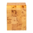 bali & pari Revelle Natural Light Mappa Burl Wood End Table