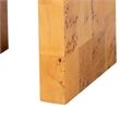 bali & pari Revelle Natural Light Mappa Burl Wood End Table