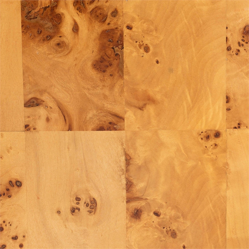 bali & pari Revelle Natural Light Mappa Burl Wood End Table