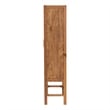 bali & pari Sibu Bohemian Natural Rattan and Teak Wood Tall Cabinet