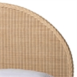 bali & pari Lanica Japandi Sun-Bleached Braided Rattan Queen Size Bed