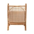 bali & pari Helina Bohemian Light Honey Rattan Accent Chair