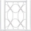 bali & pari Sampson Bohemian White Rattan Queen Size Standalone Headboard