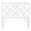bali & pari Lavali Bohemian White Rattan Queen Size Standalone Headboard