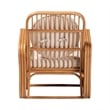 bali & pari Tiramisu Bohemian Light Honey Rattan Arm Chair