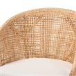 bali & pari Lumajang Light Honey Rattan and Wood 2-Piece Dining Chair Set