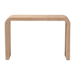 bali & pari Eviana Japandi Natural Seagrass Waterfall Console Table
