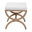 bali & pari Maliyah Japandi Natural Seagrass Ottoman