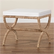 bali & pari Maliyah Japandi Natural Seagrass Ottoman