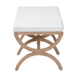 bali & pari Maliyah Japandi Natural Seagrass Accent Bench