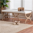 bali & pari Maliyah Japandi Natural Seagrass Accent Bench