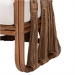 bali & pari Westham Bohemian Natural Rattan and Seagrass Arm Chair