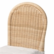 bali & pari Bilu Bohemian Natural Rattan 2-Piece Counter Stool Set