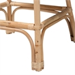 bali & pari Bilu Bohemian Natural Rattan 2-Piece Counter Stool Set