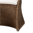 bali & pari Kintamani Bohemian Greywashed Rattan Accent Chair