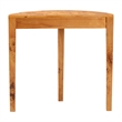 bali & pari Jihan Natural Real Burl Wood Half-Moon Console Table
