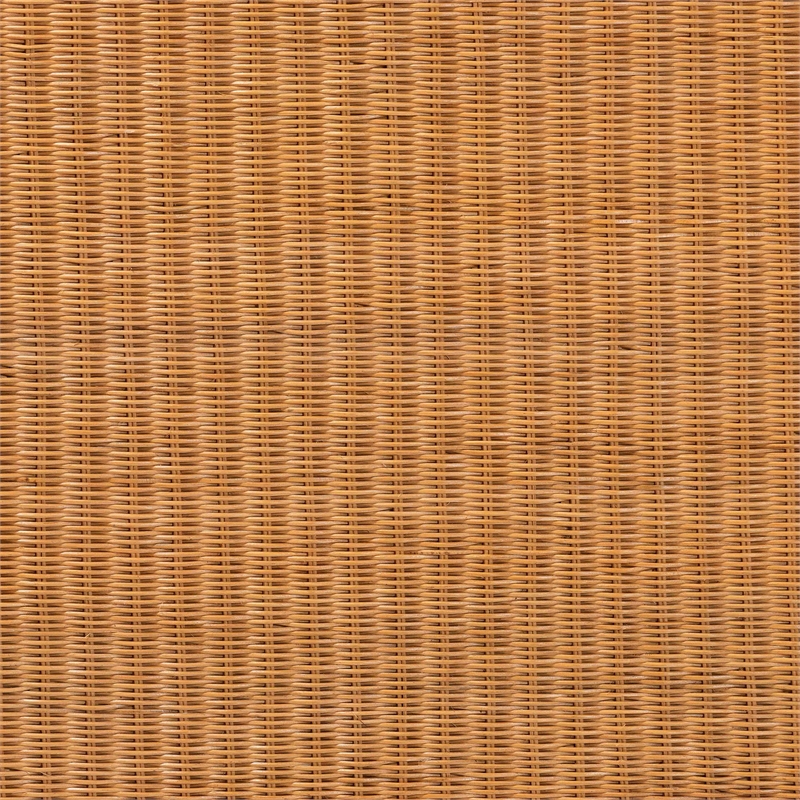 bali & pari Maritza Honey Scalloped Rattan Pitrit King Standalone Headboard