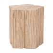 bali & pari Janeth Bohemian Woven Grasscloth End Table