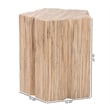 bali & pari Janeth Bohemian Woven Grasscloth End Table