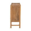 bali & pari Sibu Bohemian Natural Rattan and Reclaimed Wood Cabinet