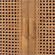 bali & pari Sibu Bohemian Natural Rattan and Reclaimed Wood Cabinet