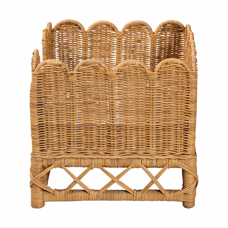 bali & pari Palm Bohemian Light Honey Rattan Pet Bed