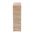 bali & pari Lucy Bohemian Woven Grasscloth Bookshelf