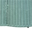 bali & pari Palm Bohemian Seafoam Green Scalloped Rattan Coffee Table